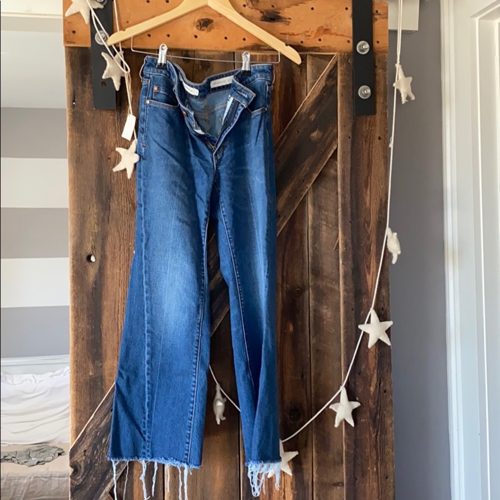 jeans high rise flair